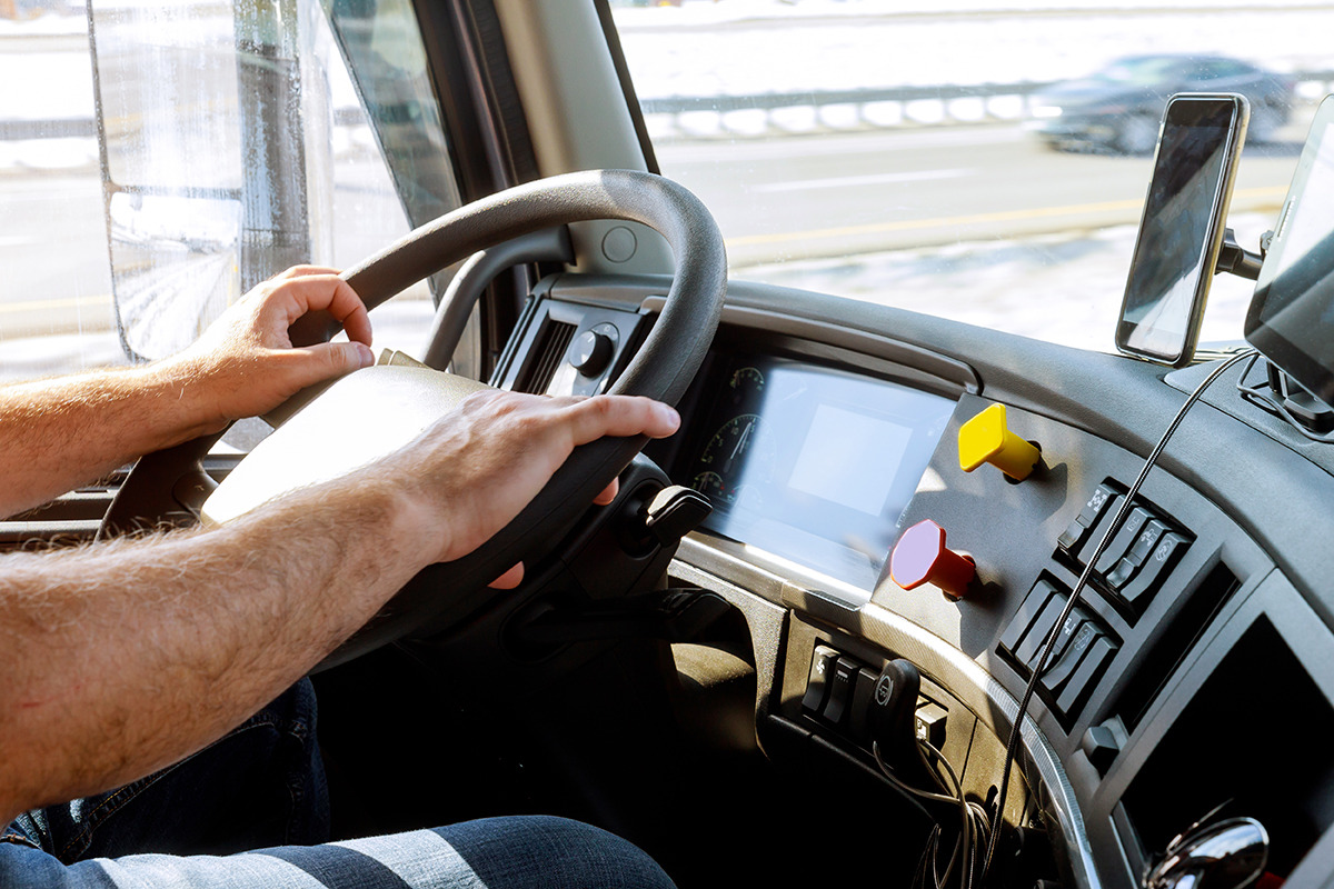 truck-drivers-interior CDL Certified REK Express Driver